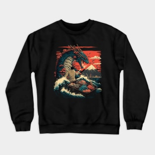 The Dragon off Kanagawa Crewneck Sweatshirt